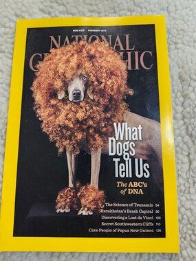 National Geographic Magazine Feb 2012 What Dogs Tell Us Dog DNA Cover Feature
